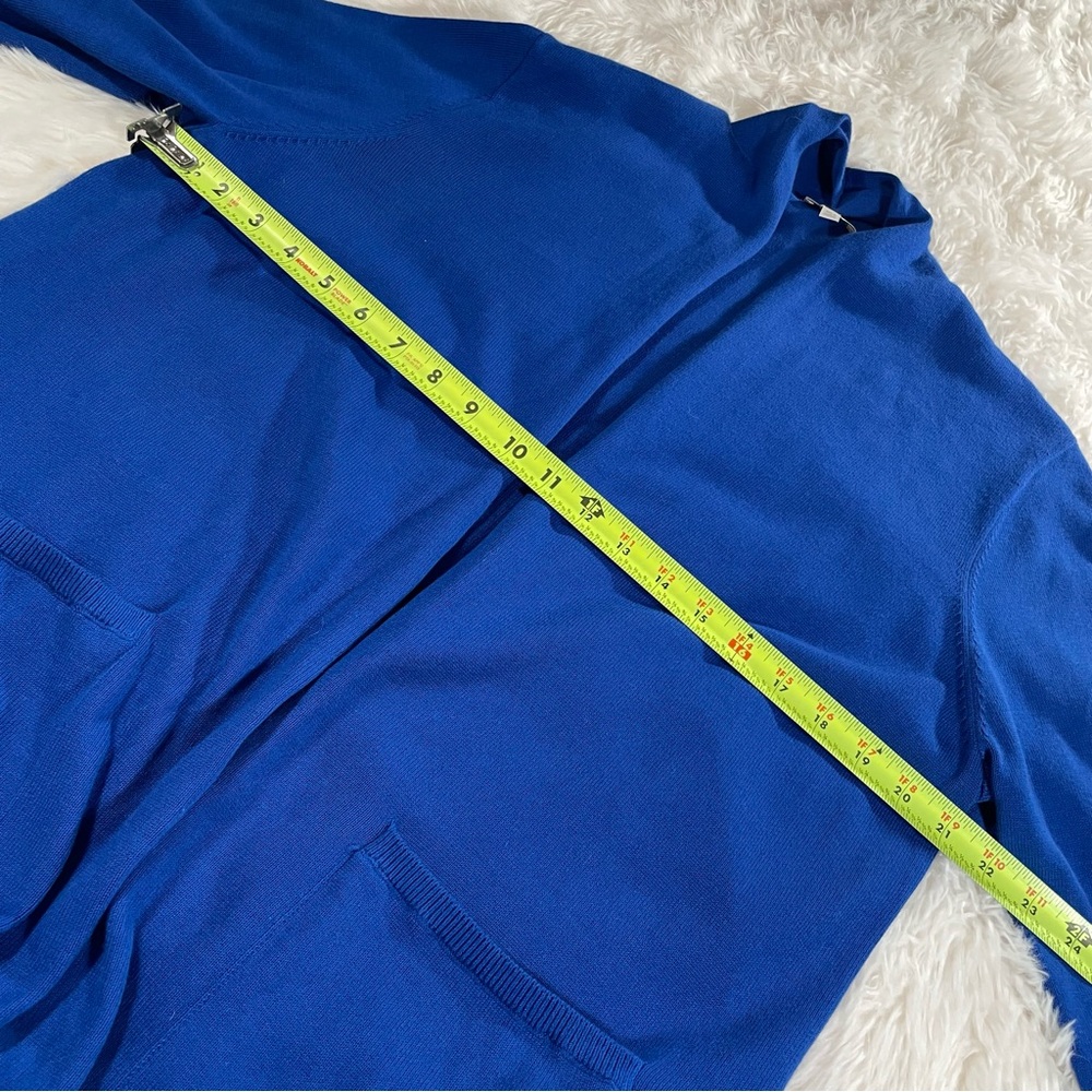 NWOT Talbots Cotton Blue Sweater - XL - Picture 3 of 6